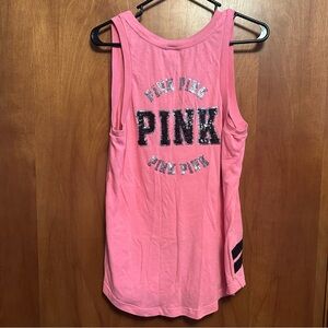 VS Pink Bling Tank Top Large